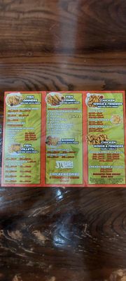 Menu photo 1 JJ Fish & Chicken Dallas, TX
