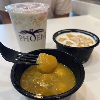 Phoenix Dessert - Curry Fish Balls, Silken Tofu and Mango, Mixed Fruit Delight - Desserts Near Me - San Diego, California Phoenix Dessert - Curry Fish Balls, Silken Tofu and Mango, Mixed Fruit Delight - Desserts Near Me - San Diego, California