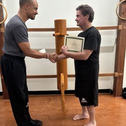 Welch Martial Art Experience - Wings Chun rank testing award