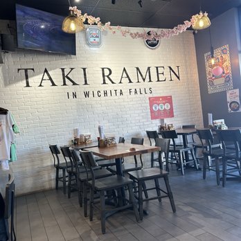 Taki Ramen - Inside dining area - Ramen Near Me - Wichita Falls, Texas Taki Ramen - Inside dining area - Ramen Near Me - Wichita Falls, Texas