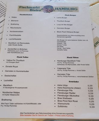 Menu photo 1 Fischmarkt Bistro Hamburg, HH