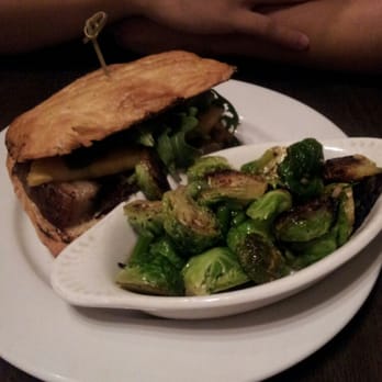 The Salted Pig - Pork belly sandwich with the amazingly delicious brussel sprouts - Gastropubs Near Me - Riverside, California