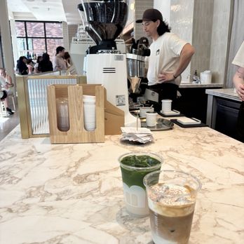 The Bread Club - Horchata matcha and einspanner latte - Coffee & Tea Near Me - Dallas, Texas The Bread Club - Horchata matcha and einspanner latte - Coffee & Tea Near Me - Dallas, Texas