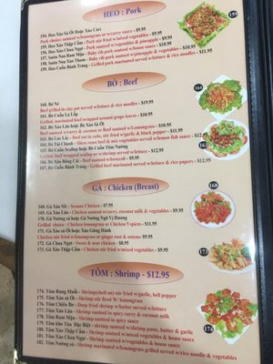 Menu photo 4 Viet's Restaurant Denver, CO