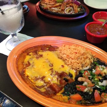 Casa Imperial - Cheese enchiladas and fajita plate for one. - Mexican Near Me - Houston, Texas Casa Imperial - Cheese enchiladas and fajita plate for one. - Mexican Near Me - Houston, Texas