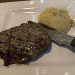 The Montana Club - Billings Restaurant - Private Reserve steak and mashed potatoes