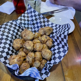 The Wing’d Nut - Fried Mushrooms appetizer, good size, good sauce! - Chicken Wings Near Me - Richardson, Texas The Wing’d Nut - Fried Mushrooms appetizer, good size, good sauce! - Chicken Wings Near Me - Richardson, Texas