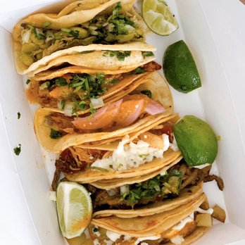 Xochi - Top to bottom: Chicken Lima Bean (special), chorizo, tinga, cochinita pibil, encebollados, papas! - Food Trucks Near Me - Issaquah, Washington Xochi - Top to bottom: Chicken Lima Bean (special), chorizo, tinga, cochinita pibil, encebollados, papas! - Food Trucks Near Me - Issaquah, Washington