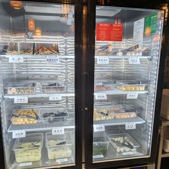 Nice 2 Meet U - Fridge 2 of 4 where you can grab your ingredients. - Hot Pot Near Me - Doraville, Georgia