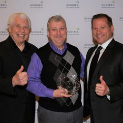 Audibel Better Hearing Center - Danny receiving the Audibel Director's Award