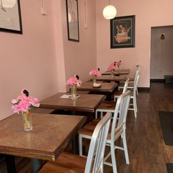 Pink Flamingo Bake Shop - Inside seating