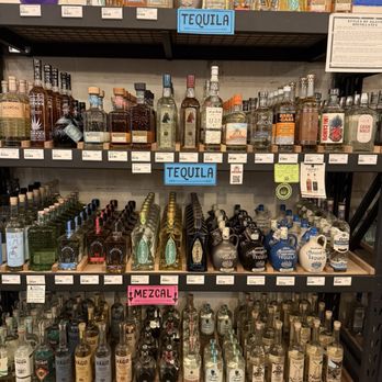 Cactus Liquors - Tequila section - Beer, Wine & Spirits Near Me - Marfa, Texas