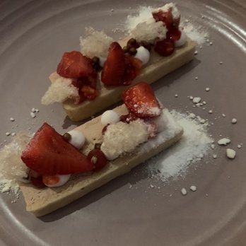 Barndiva - Strawberry Semifreddo - New American Near Me - Healdsburg, California