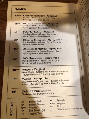 Menu photo 6 Tsukuyomi Ramen Montreal, QC Menu photo 6 Tsukuyomi Ramen Montreal, QC