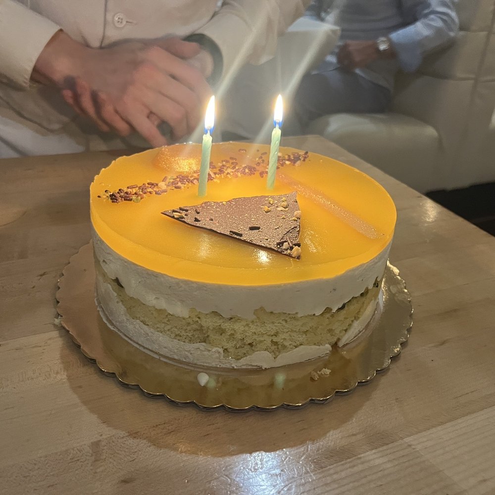 Jessica Abraham - Entremet Royal Passion Mango Cake - Desserts Near Me - Hallandale Beach, Florida Jessica Abraham - Entremet Royal Passion Mango Cake - Desserts Near Me - Hallandale Beach, Florida