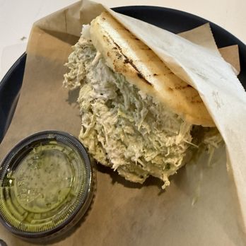 Arepa Please - Arepa with chicken salad - Coffee & Tea Near Me - Jacksonville, Florida