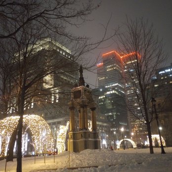 Place du Canada - At night December 2024. - Active Life Near Me - Montreal, Quebec