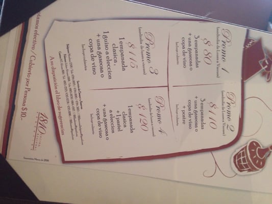 Menu photo 3 1810 Cocina Regional Buenos Aires, C