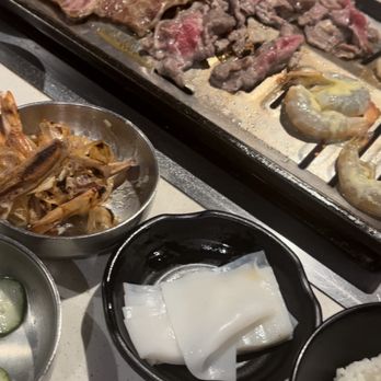 Wang Cho Korean BBQ - Spare ribs, brisket, and butter garlice shrimp - Korean Near Me - Riverside, California Wang Cho Korean BBQ - Spare ribs, brisket, and butter garlice shrimp - Korean Near Me - Riverside, California