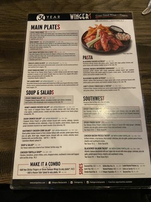 Menu photo 5 WINGERS Restaurant & Alehouse Mountain Home, ID
