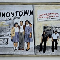 San Jose Public Art Program - "Pinoytown". Gabriel & Bones