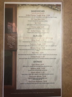 Menu photo 8 Mount Athos Restaurant and Cafe Florence, AZ