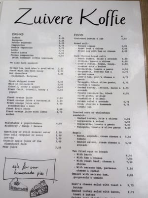 Menu photo 3 Zuivere Koffie Amsterdam, NH Menu photo 3 Zuivere Koffie Amsterdam, NH