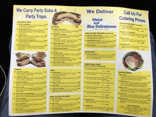 Menu photo 5 Maize N Blue Deli Ann Arbor, MI