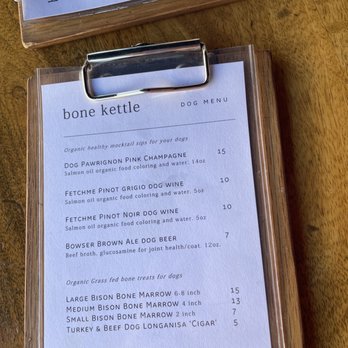 Bone Kettle - Dog menu - Breakfast & Brunch Near Me - Pasadena, California