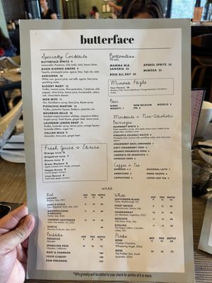 Menu photo 3 Butterface Las Vegas, NV Menu photo 3 Butterface Las Vegas, NV