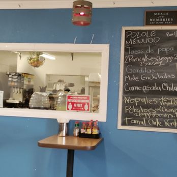 Lizzy's Kitchen - a blackboard in the window - Mexican Near Me - Bullhead City, Arizona