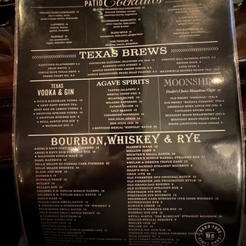 Moonshine Grill - Drink Menu - Southern Near Me - Austin, Texas Moonshine Grill - Drink Menu - Southern Near Me - Austin, Texas