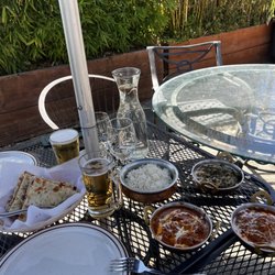 Himalayan Tandoori & Curry House - Rice, garlic naan, saag paneer, tikka masala, and butter chicken. All delicious!