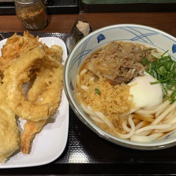 Marugame Udon - Nikutama and tempura - Japanese Near Me - Honolulu, Hawaii