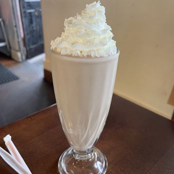The Riders Club Cafe - Chocolate shake with freshly-made whipped cream. It's very good. - Burgers Near Me - San Clemente, California The Riders Club Cafe - Chocolate shake with freshly-made whipped cream. It's very good. - Burgers Near Me - San Clemente, California