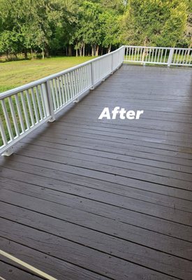 Deck refinish - this was a deck that needed strip, sand, wood filler prime and top coat with proper footing paint
now refreshing Deck refinish - this was a deck that needed strip, sand, wood filler prime and top coat with proper footing paint
now refreshing