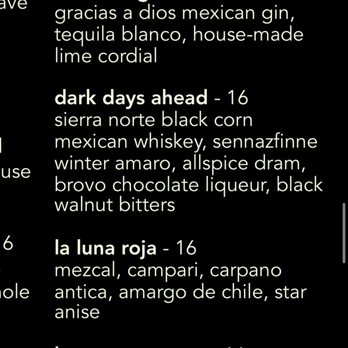 Gracia - A few of the cocktails, May 2022 - Mexican Near Me - Seattle, Washington Gracia - A few of the cocktails, May 2022 - Mexican Near Me - Seattle, Washington