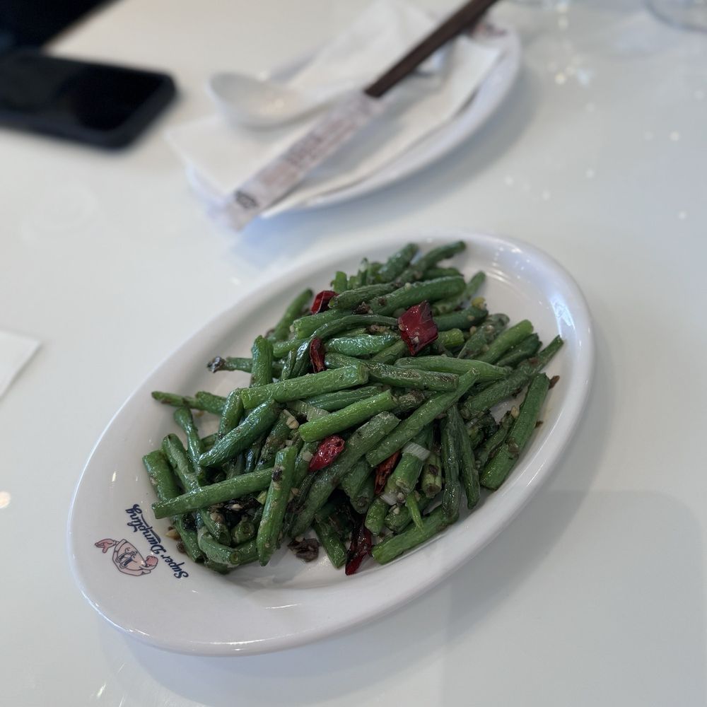 Super Dumpling - Sautéed String Bean With Garlic Probably our #1 favorite - Noodles Near Me - Orange, California
