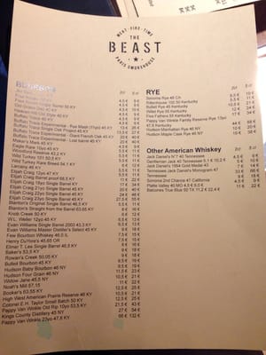 Menu photo 5 The Beast Paris, 75 Menu photo 5 The Beast Paris, 75
