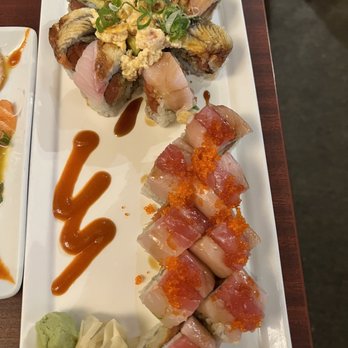 Crystal Fish - Sexy Roll & Big Ryan Roll - Japanese Near Me - Monterey, California Crystal Fish - Sexy Roll & Big Ryan Roll - Japanese Near Me - Monterey, California