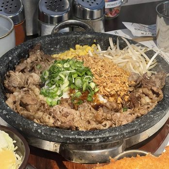 Dawa Kitchen - Beef Belly Hot Stone Bowl (order to share) - Korean Near Me - Garden Grove, California Dawa Kitchen - Beef Belly Hot Stone Bowl (order to share) - Korean Near Me - Garden Grove, California