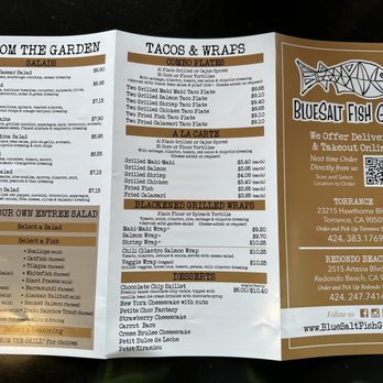 Bluesalt Fish Grill - Menu 6/2023 - Seafood Near Me - Redondo Beach, California Bluesalt Fish Grill - Menu 6/2023 - Seafood Near Me - Redondo Beach, California