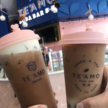 Te'amo Boba Bar - Classic Black Tea with foam, Okinawa Milk Tea - Bubble Tea Near Me - Chicago, Illinois Te'amo Boba Bar - Classic Black Tea with foam, Okinawa Milk Tea - Bubble Tea Near Me - Chicago, Illinois