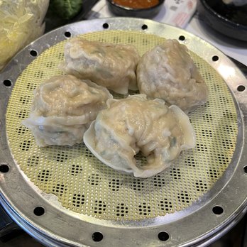 Myungdong - King dumpling (comes in 6 pieces, we ate 2 lol) - Korean Near Me - Markham, Ontario