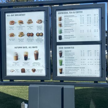 Starbucks - Drive thru menu - Coffee & Tea Near Me - Wylie, Texas Starbucks - Drive thru menu - Coffee & Tea Near Me - Wylie, Texas