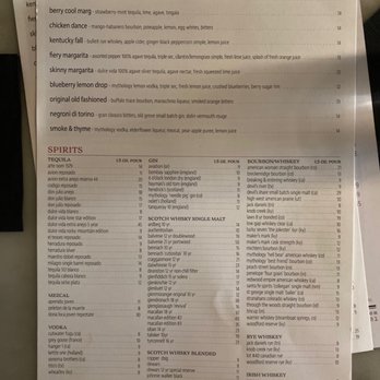 Laundry - Drink menu - New American Near Me - Steamboat Springs, Colorado Laundry - Drink menu - New American Near Me - Steamboat Springs, Colorado