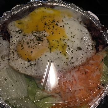 Nguyen's Kitchen - I ordered the Chicken Rice Bowl and added bulgogi short rib and a fried egg. Egg got smashed due to generous portion size. - Vietnamese Near Me - Orange, California Nguyen's Kitchen - I ordered the Chicken Rice Bowl and added bulgogi short rib and a fried egg. Egg got smashed due to generous portion size. - Vietnamese Near Me - Orange, California