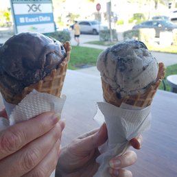 two cones of ice cream two cones of ice cream
