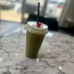 Sweet Boba - Matcha Green Tea Latte!