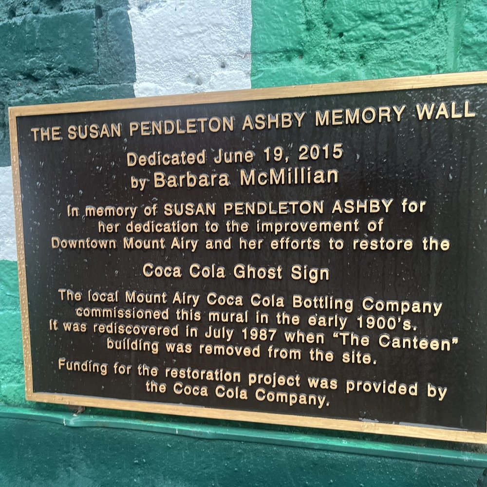 Coca Cola Relieves Fatigue - Public Art Near Me - Mount Airy, North Carolina